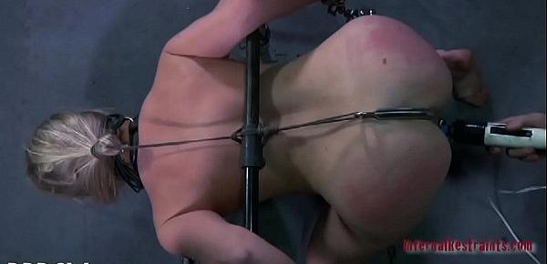  Lusty caning for tough babe